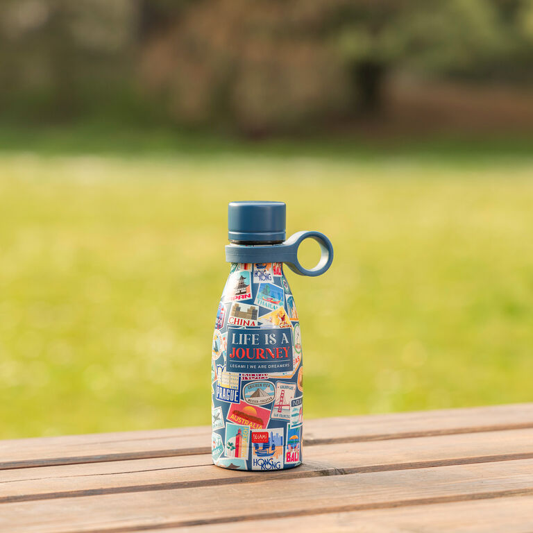 300 ml Mini Vacuum Bottle - Travel Stickers - Hot & Cold