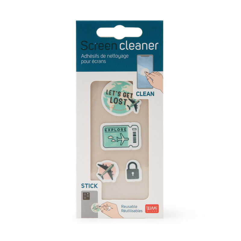Screen cleaner stickers, , zoo