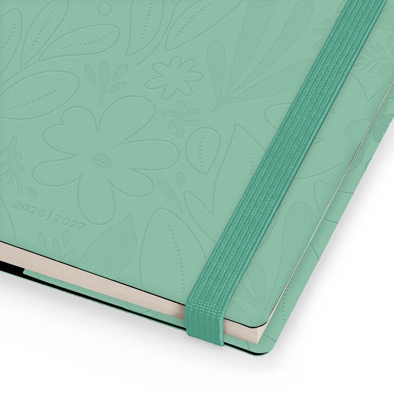16-Month Small Weekly Diary for 2026/2027 - Botanic Garden - With Notebook