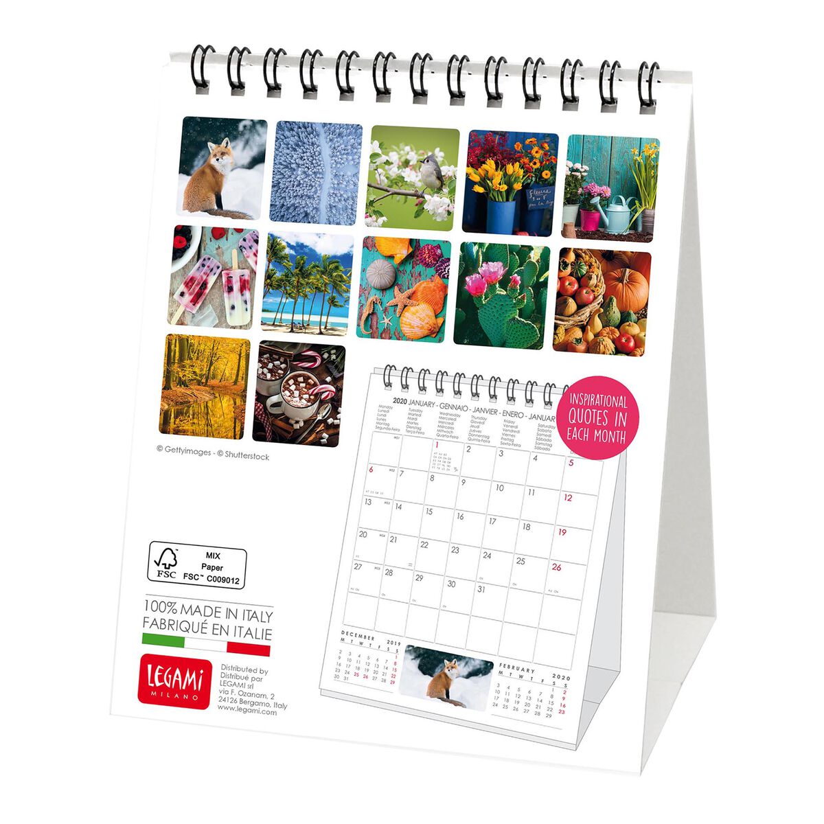 2022 - Desk Calendar - 12X14.5 Cm, , zoo