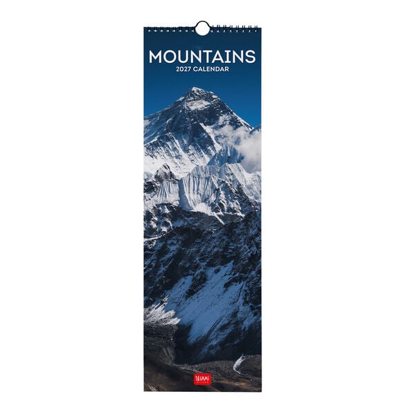 Calendario da Parete 2027 - 16 x 49 cm - Mountains