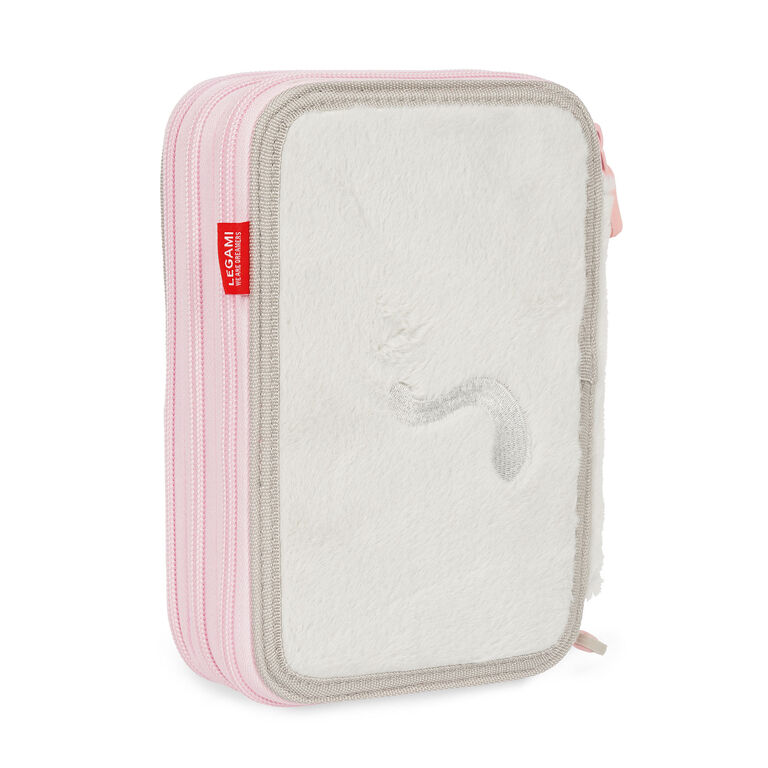 Astuccio 3 Scomparti - Kitty + 2 Penne Cancellabili