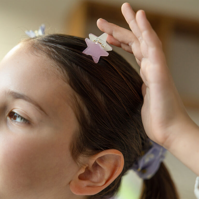 Set aus 4 Mini-Haarclips Unicorn - Clip me up!