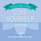 Motivierende Trinkflasche - Love Yourself, , zoo