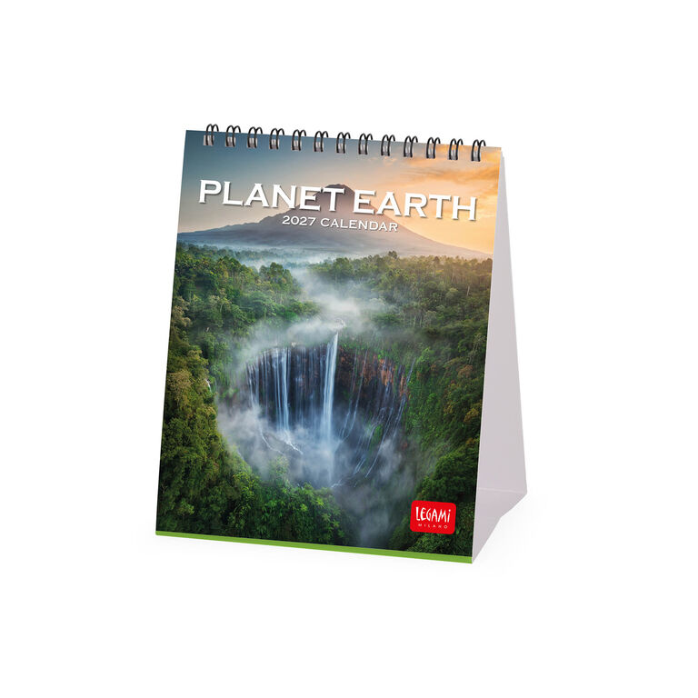 Calendario da Tavolo 2027 - 12 x 14,5 cm - Planet Earth Calendario da Tavolo 2027 - 12 x 14,5 cm - Planet Earth