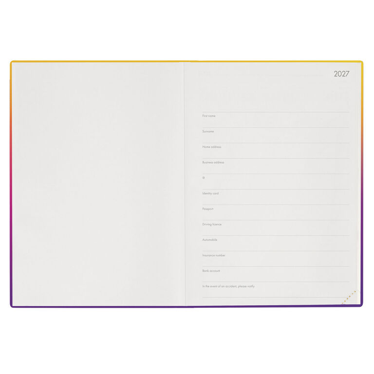 13-Month Maxi Daily Diary 2027 - Sunset Vibes 13-Month Maxi Daily Diary 2027 - Sunset Vibes