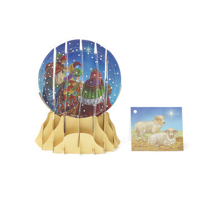 Carte de Noël Pop Up - Snow Globe