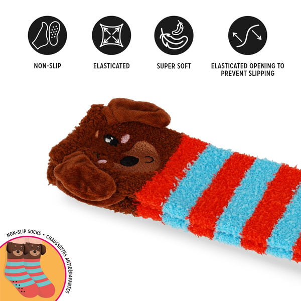 Non-Slip Dachshund Socks for Adults - It's a Match!