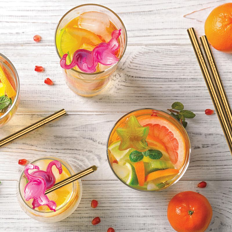 Set 12 Cannucce Riutilizzabili In Acciaio Inox - Dritte E Curve, Con Spazzole E Sacchetto (Arcobaleno) - Foto 5