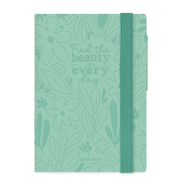 Agenda Diaria 2026/2027 16 Meses - Botanic Garden - Small