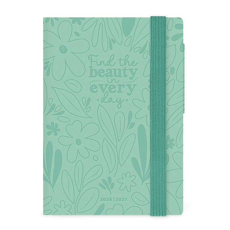 16-Month Small Daily Diary for 2026/2027 - Botanic Garden