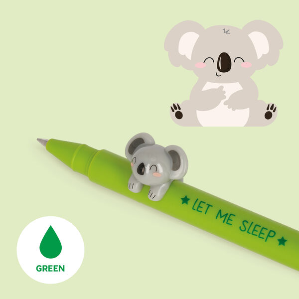 Penna con Animaletto Decorativo Koala "Sleeping la Vida Loca" - Lovely Friends