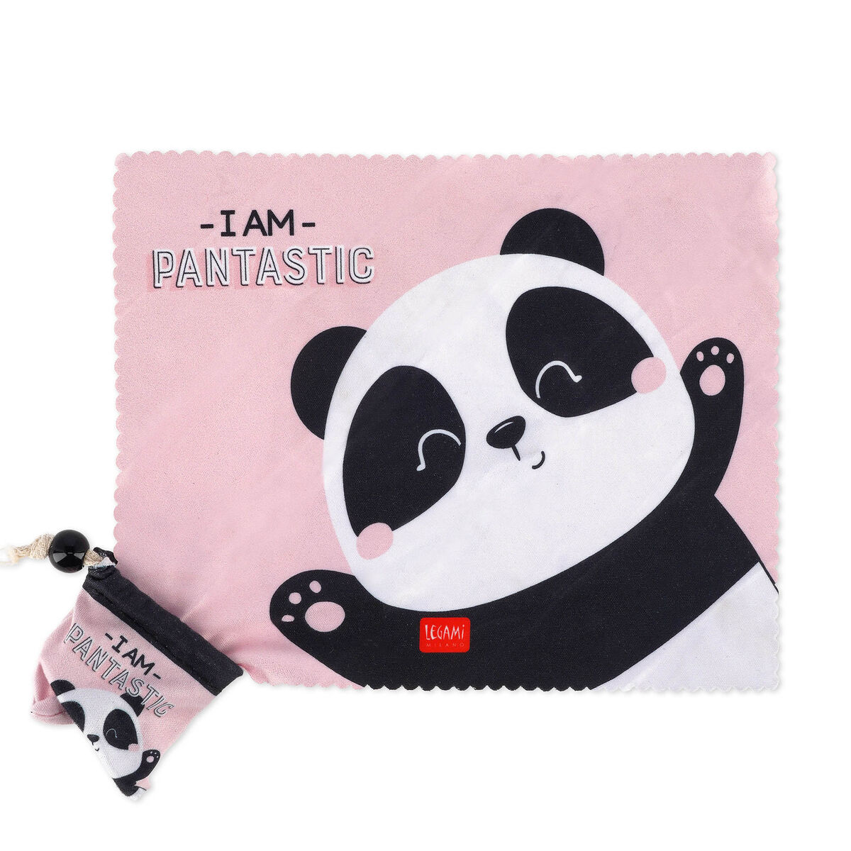 LEGAMI Lens and Screen Cleaning Cloth Panda