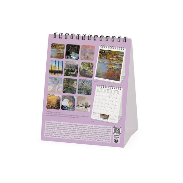 Calendario da Tavolo 2027 - 12 x 14,5 cm - Monet