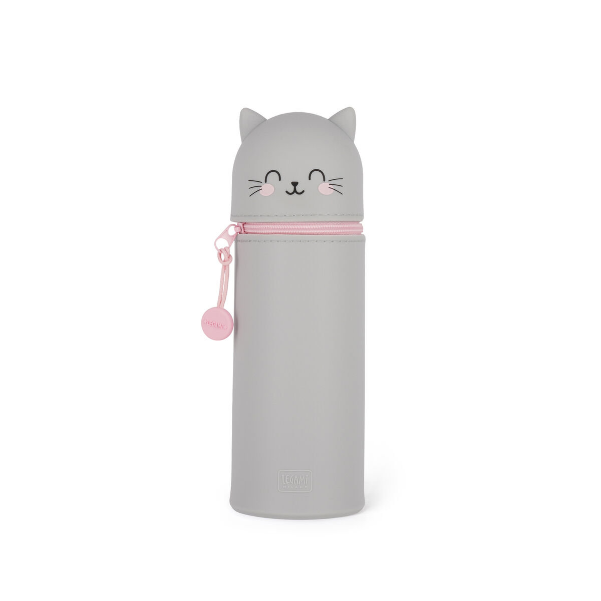 2 in 1 Soft Silicone Pencil Case - Kawaii KITTY