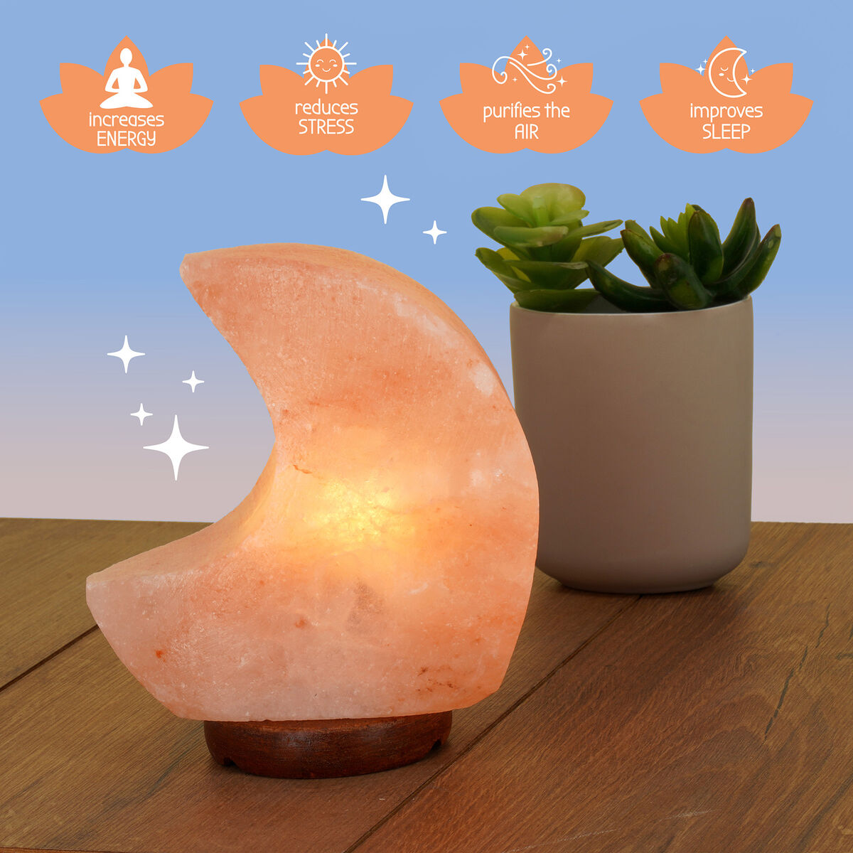 Himalayan Salt Lamp MOON