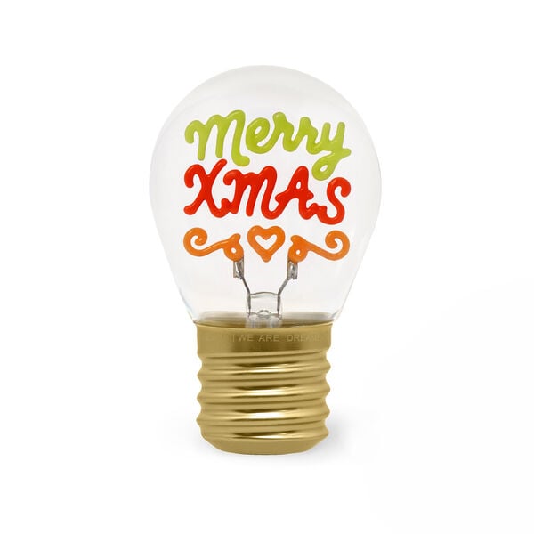 Lampada da Tavolo di Natale a Lampadina Merry Xmas - Bulb Fiction