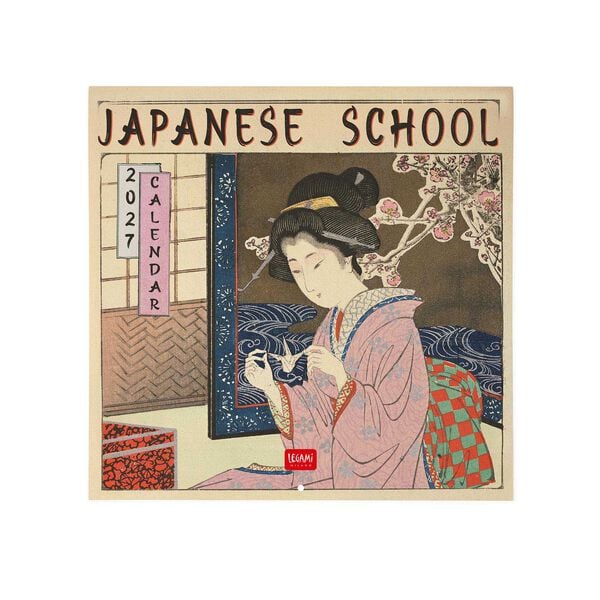 Calendario da Parete 2027 - 30 x 29 cm - Japanese School