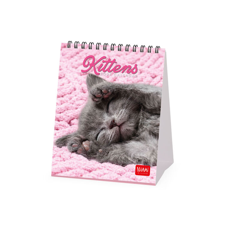Calendario da Tavolo 2027 - 12 x 14,5 cm - Kittens Calendario da Tavolo 2027 - 12 x 14,5 cm - Kittens