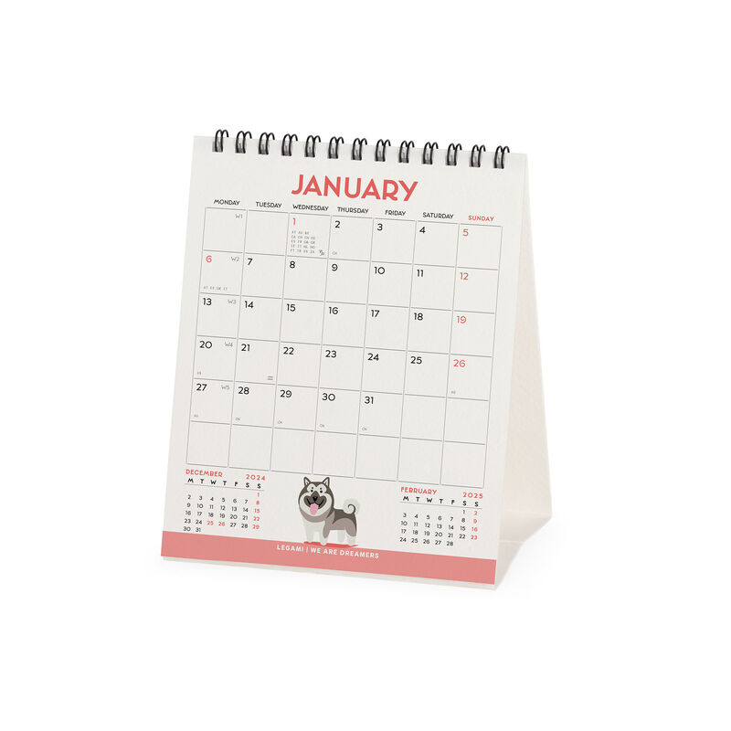 Calendario Perpetuo Da Scrivania In Legno - Indicatore Di Data Circolare Fai Da Te Per Ufficio, Casa, Regalo (Bianco Crema)