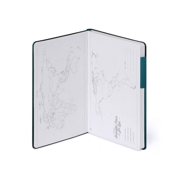 Taccuino Puntinato con Copertina Morbida Monocolore - Deep Teal - My Notebook Taccuino Puntinato con Copertina Morbida Monocolore - Deep Teal - My Notebook