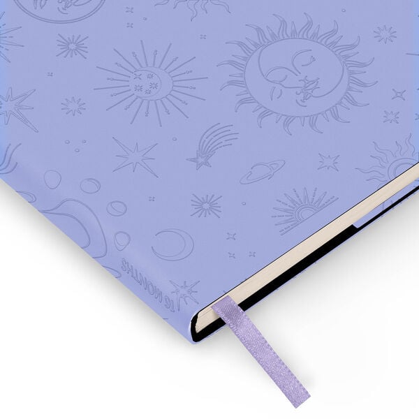 Agenda Semanal 2026/2027 16 Meses - Cosmic Lilac - Medium