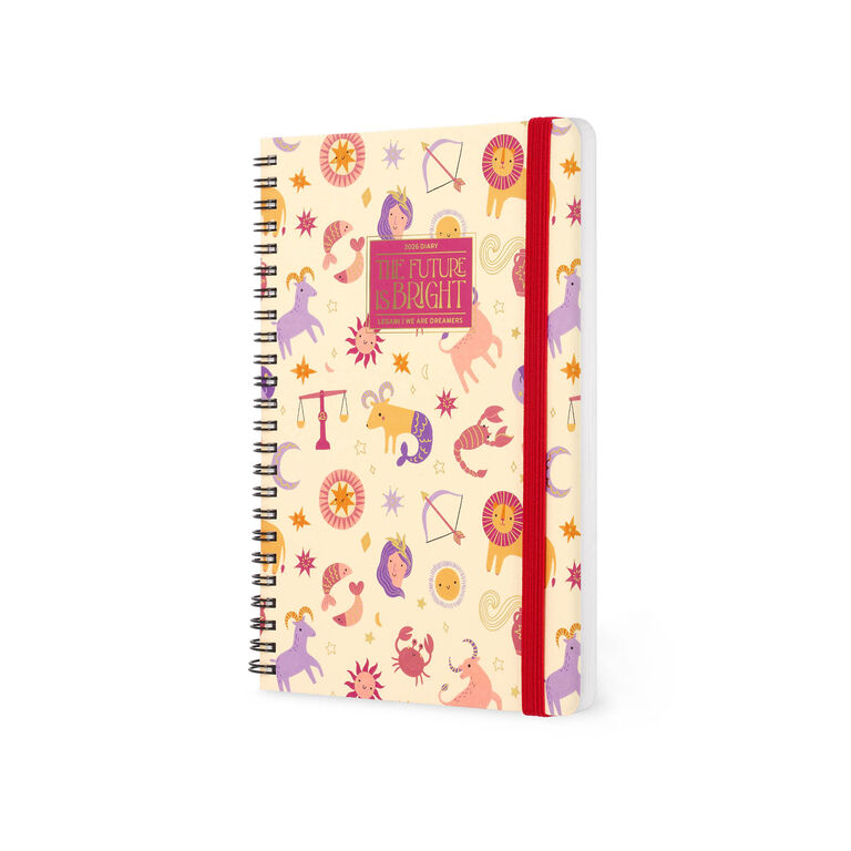 Terminplaner für 12 Monate - Wochenübersicht - Large - Spiralbindung - 2026