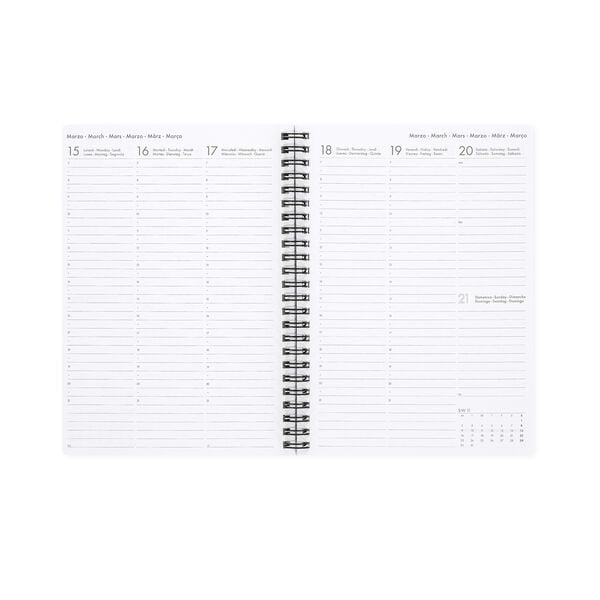 Agenda 12 Mesi Settimanale Spiralata - Large - 2027