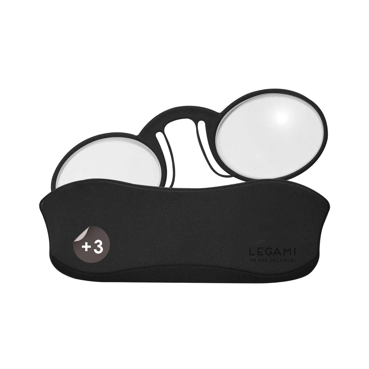 Occhiali da Lettura Pince-Nez - Diottrie +3, , zoom