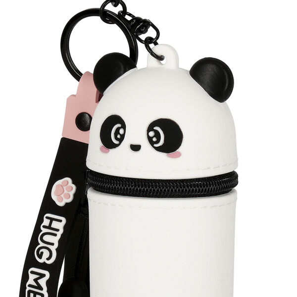 Portamonete con Portachiavi Panda - Mini Kawaii