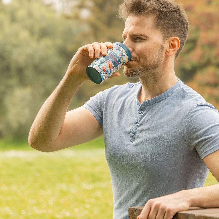 275 ml Vacuum Tumbler - Travel Stickers - Hot & Cold 275 ml Vacuum Tumbler - Travel Stickers - Hot & Cold