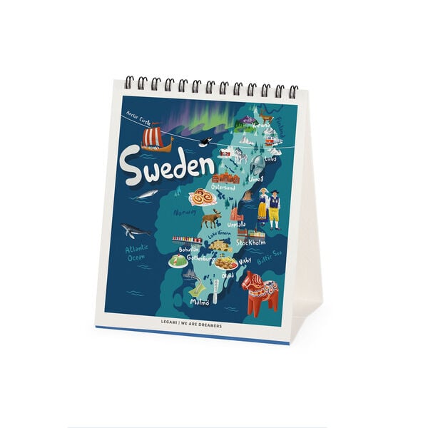 Calendario da Tavolo 2027- 12 x 14,5 cm - Let's Travel the World