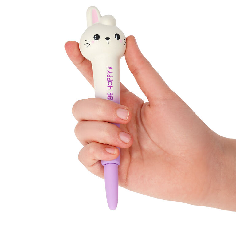 Stylo à Encre Gel Antistress Bunny « Don't Worry Be Hoppy » - Squeezies