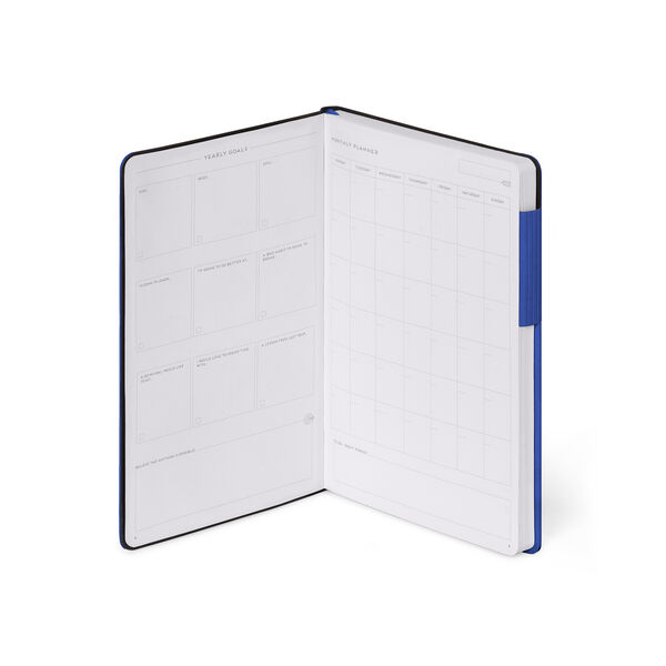 Dotted Notebook with Monochrome Soft Cover - Eclectic Blue - My Notebook