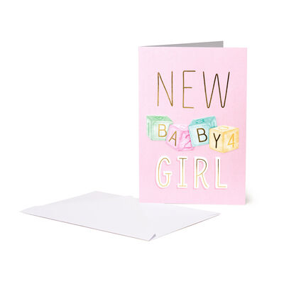Greeting Card - New Baby Born - Large