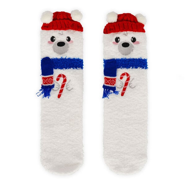 Calzini Antiscivolo di Natale Adulto Polar Bear - It's a Match!