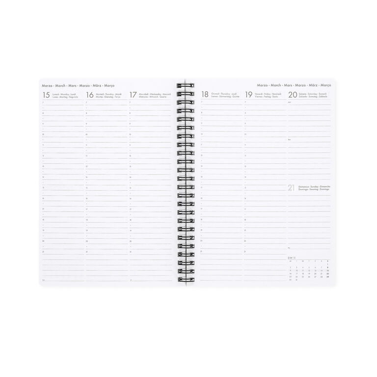 Agenda 12 Mesi Settimanale Spiralata - Large - 2027 Agenda 12 Mesi Settimanale Spiralata - Large - 2027