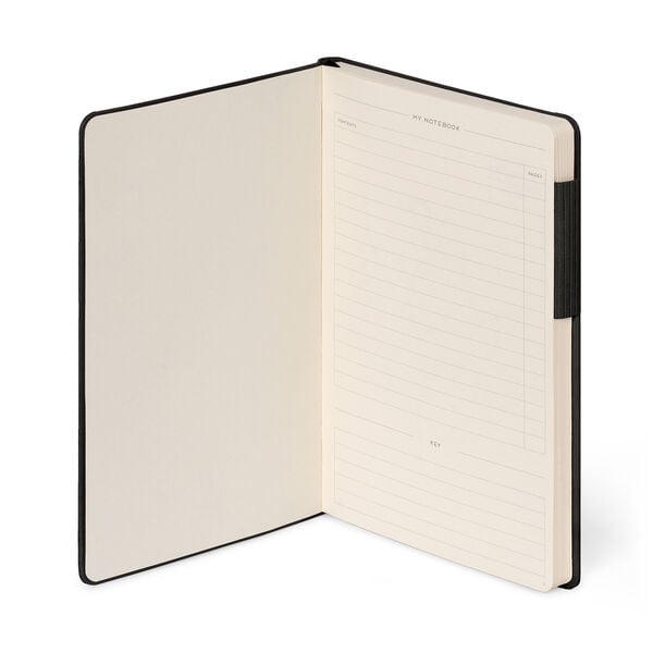 Taccuino con Fogli Bianchi e Copertina Morbida Monocolore - Black Suit - My Notebook Taccuino con Fogli Bianchi e Copertina Morbida Monocolore - Black Suit - My Notebook