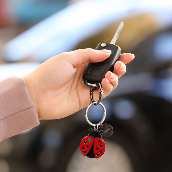 Enamel Key Chain - Ladybug - What a Key Ring! Enamel Key Chain - Ladybug - What a Key Ring!