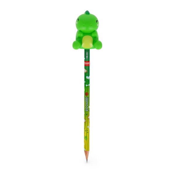 Pencil with Squishy Dino "Rooarrr!" - Squeezies Pencil with Squishy Dino "Rooarrr!" - Squeezies