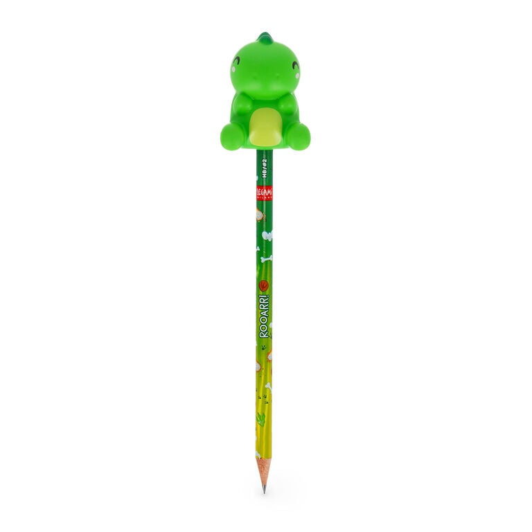 Pencil with Squishy Dino "Rooarrr!" - Squeezies Pencil with Squishy Dino "Rooarrr!" - Squeezies