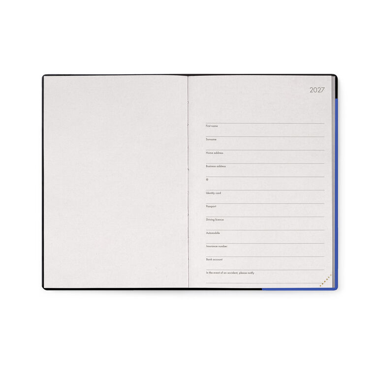 Agenda 12 Mesi Settimanale Medium 2027 - Eclectic Blue Agenda 12 Mesi Settimanale Medium 2027 - Eclectic Blue
