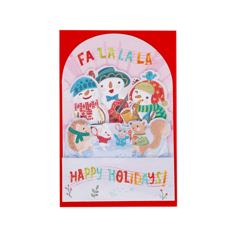 Christmas Pop Up Card - Snowman