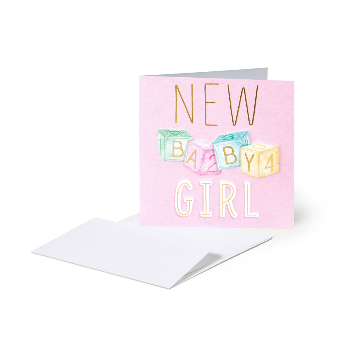Greeting Card - New Baby Born - Small, , zoo