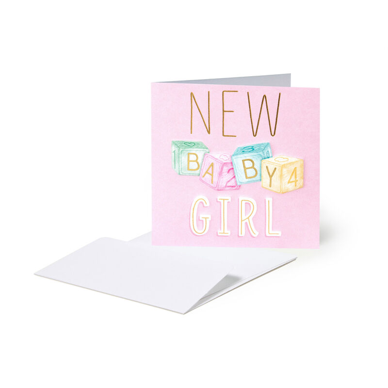 Greeting Card - New Baby Born - Small, , zoo