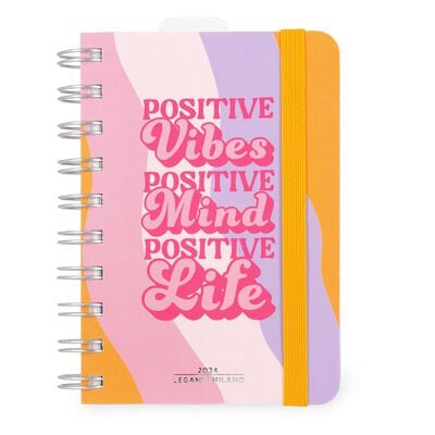 12-Month Daily Diary - Small - Spiral Bound - 2024