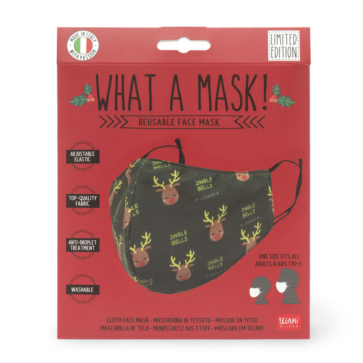 What a Mask! - Mascherina in Tessuto - Limited Edition, , zoo