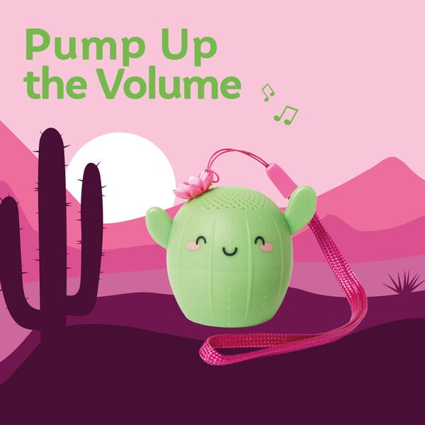Mini Haut-Parleur et Baffle Sans Fil Cactus - Pump Up The Volume
