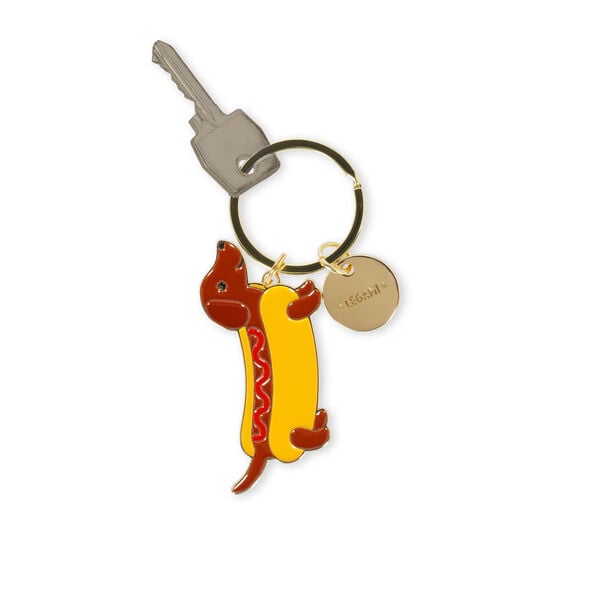 Enamel Key Chain - Dachsund - What a Key Ring!