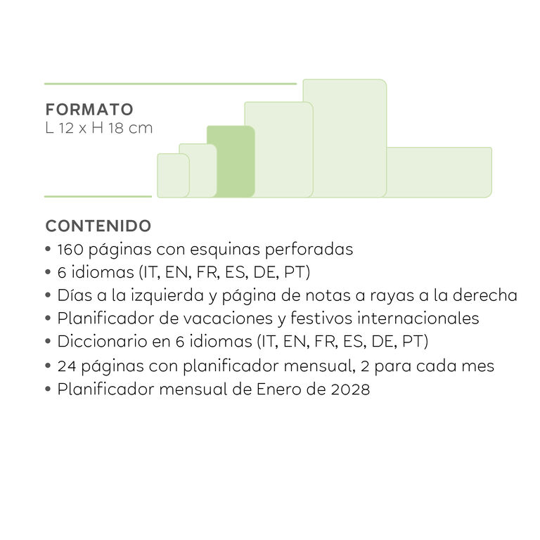 Agenda de 12 Meses Semanal Medium con Libreta 2027 - Deep Teal Agenda de 12 Meses Semanal Medium con Libreta 2027 - Deep Teal